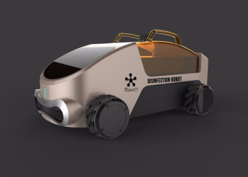 Bärbar desinficeringsrobot